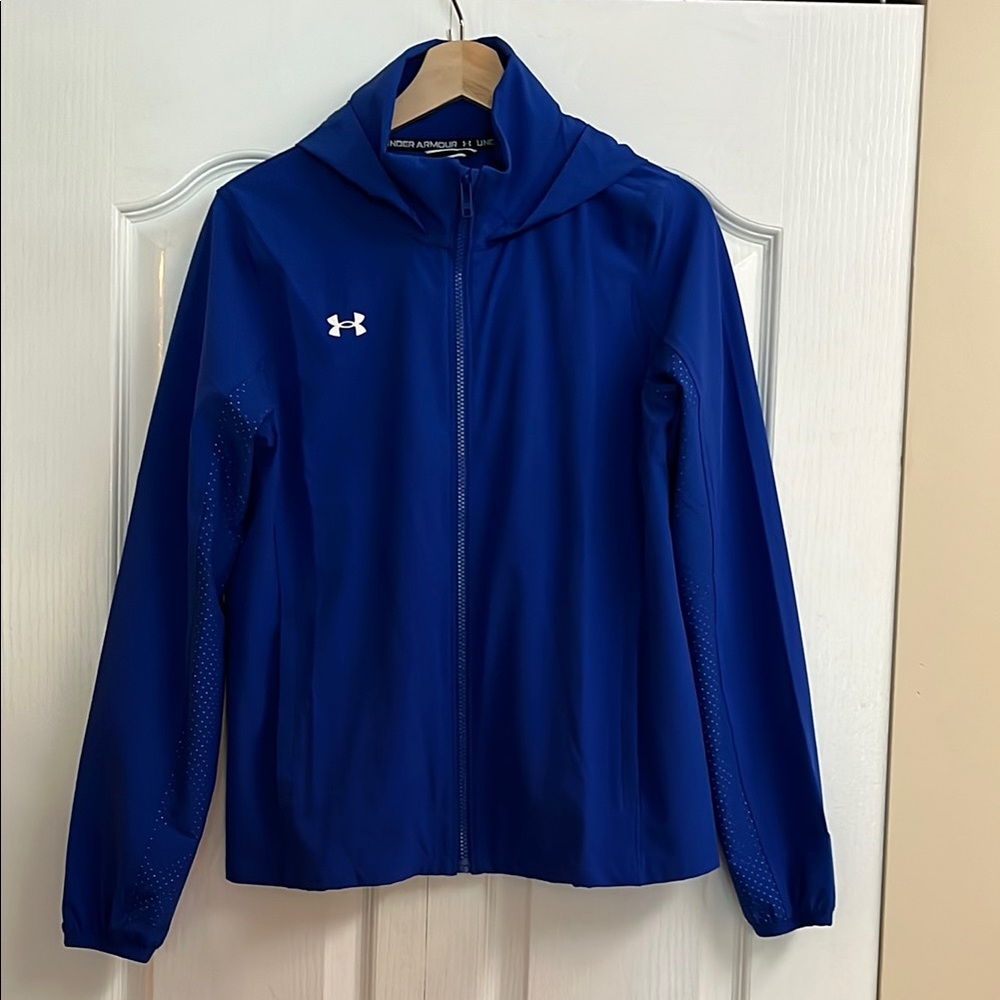 Under Armour Blue Utility Jacket Lightweight Performance